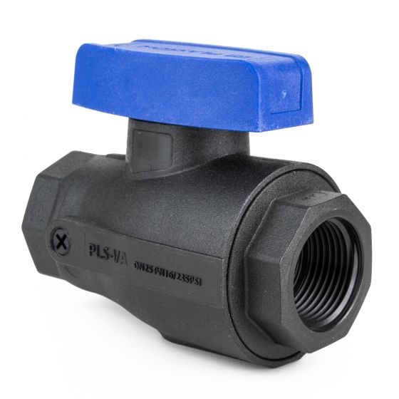 Mains Stop Valve Threaded with Drain Ports