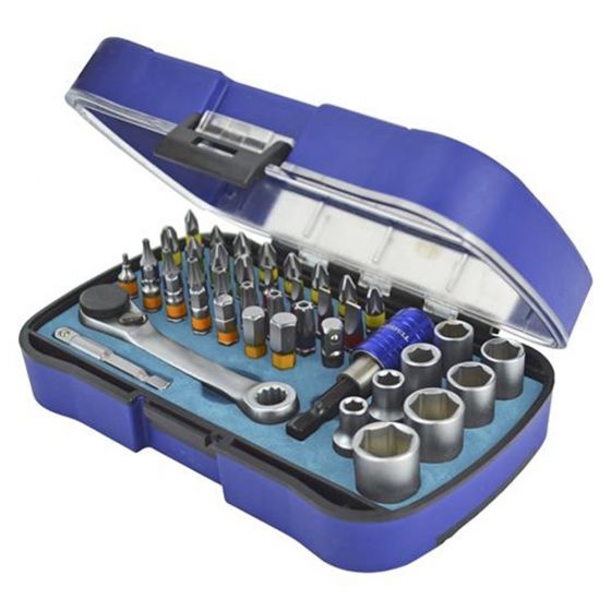 Screwdriver Bit & Socket Set of 42