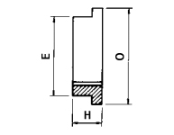 ABS Backnut Threaded Diagram