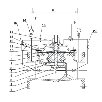 Pressure reducing valve parts